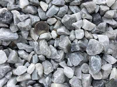 Brighten up any landscape with this vibrant white stone. It will beautify any planting bed, walkway, or foundation.